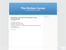 Tablet Screenshot of kitchencuisine.wordpress.com