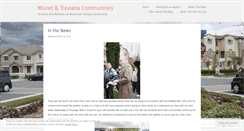Desktop Screenshot of monettrevianacommunities.wordpress.com