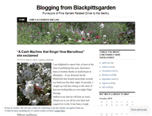 Tablet Screenshot of blackpittsgarden.wordpress.com