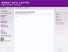Tablet Screenshot of muratotolastik.wordpress.com