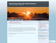 Tablet Screenshot of animalenergyclearing.wordpress.com