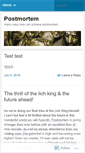 Mobile Screenshot of postm.wordpress.com