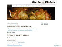 Tablet Screenshot of altenburgkitchen.wordpress.com