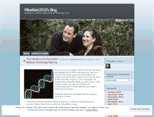 Tablet Screenshot of mikeklein2010.wordpress.com