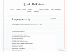 Tablet Screenshot of jyrkiheikkinen.wordpress.com