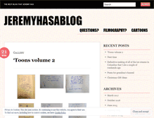 Tablet Screenshot of jeremyhasablog.wordpress.com