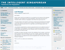 Tablet Screenshot of intelligentsingaporean.wordpress.com