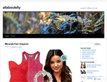 Tablet Screenshot of allaboutelly.wordpress.com