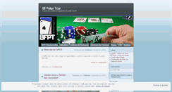 Desktop Screenshot of bfpokertour.wordpress.com