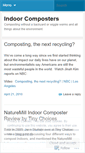 Mobile Screenshot of indoorcomposters.wordpress.com