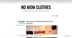 Desktop Screenshot of nomomclothes.wordpress.com