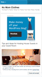 Mobile Screenshot of nomomclothes.wordpress.com