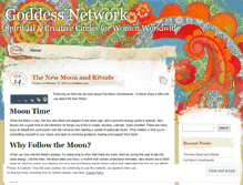 Tablet Screenshot of mygoddessnetwork.wordpress.com