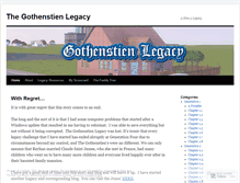 Tablet Screenshot of gothenstienlegacy.wordpress.com