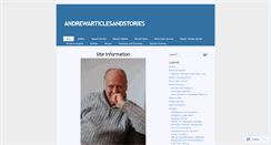 Desktop Screenshot of andrewarticlesandstories.wordpress.com