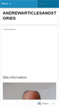 Mobile Screenshot of andrewarticlesandstories.wordpress.com