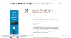 Desktop Screenshot of frustratedsigh.wordpress.com