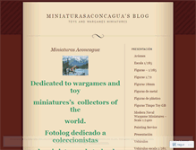 Tablet Screenshot of miniaturasaconcagua.wordpress.com
