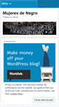 Mobile Screenshot of mujeresdenegro.wordpress.com
