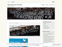 Tablet Screenshot of mujeresdenegro.wordpress.com