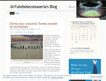 Tablet Screenshot of futebolecoisaseria.wordpress.com