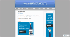 Desktop Screenshot of campusupdates.wordpress.com
