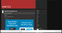 Desktop Screenshot of kwt23.wordpress.com