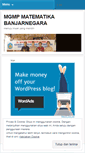 Mobile Screenshot of mgmpmatematikabanjarnegara.wordpress.com