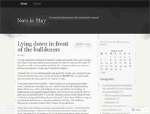 Tablet Screenshot of nutsinmay.wordpress.com