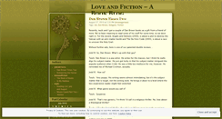 Desktop Screenshot of loveandfiction.wordpress.com