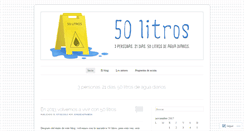 Desktop Screenshot of 50litrosdeaguadiarios.wordpress.com