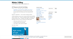 Desktop Screenshot of misterxblogger.wordpress.com