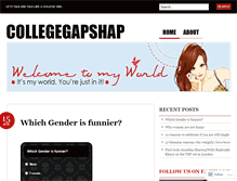 Tablet Screenshot of collegegapshap.wordpress.com