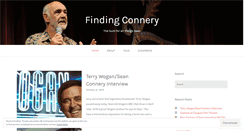 Desktop Screenshot of findingconnery.wordpress.com