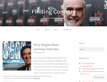 Tablet Screenshot of findingconnery.wordpress.com