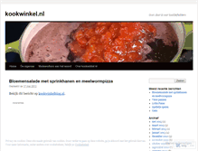 Tablet Screenshot of kookwinkel.wordpress.com
