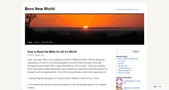 Desktop Screenshot of beverleytang.wordpress.com