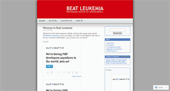 Desktop Screenshot of beatleukemiafr.wordpress.com