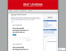 Tablet Screenshot of beatleukemiafr.wordpress.com