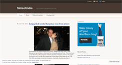 Desktop Screenshot of filmsofindia.wordpress.com