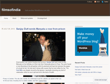 Tablet Screenshot of filmsofindia.wordpress.com