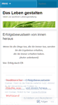 Mobile Screenshot of lebengestalten.wordpress.com