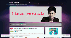 Desktop Screenshot of ilovepornsak.wordpress.com