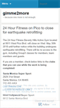 Mobile Screenshot of gimme2more.wordpress.com