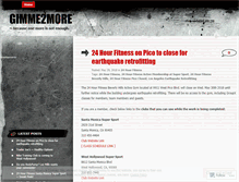 Tablet Screenshot of gimme2more.wordpress.com