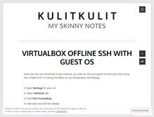 Tablet Screenshot of kulitkulit.wordpress.com