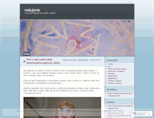 Tablet Screenshot of malujeme.wordpress.com