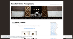 Desktop Screenshot of jonathangrimephotography.wordpress.com