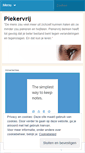 Mobile Screenshot of piekervrij.wordpress.com