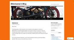 Desktop Screenshot of bikermaniac.wordpress.com